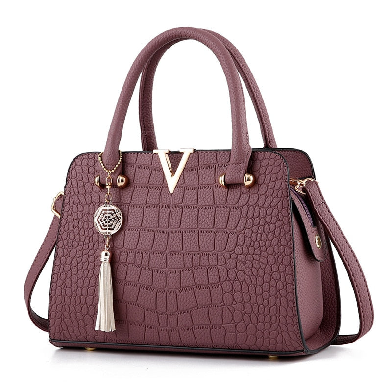 High Quality Ladies Handbags Women Crocodile