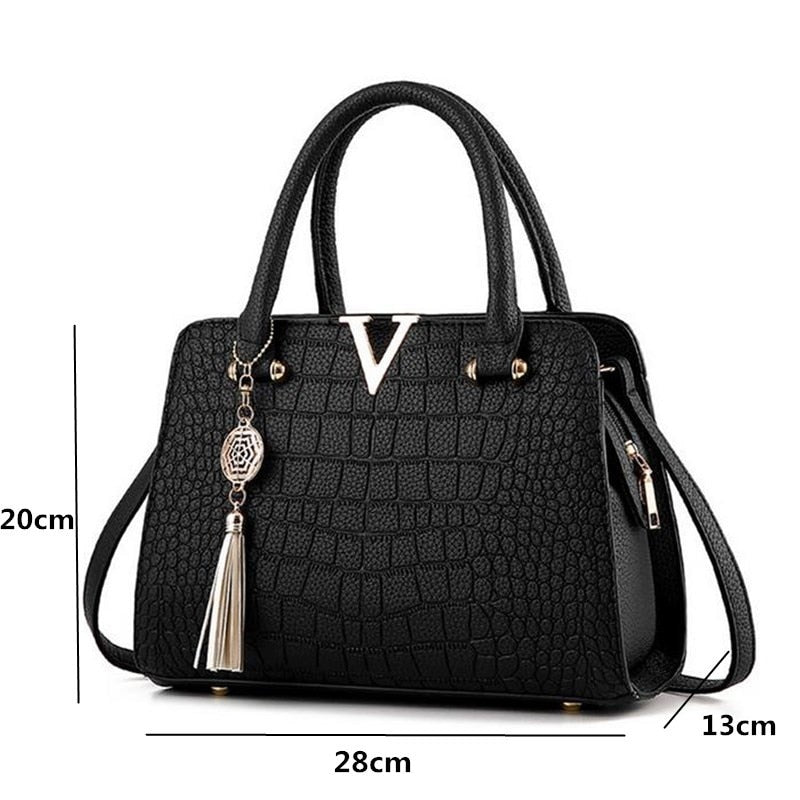 High Quality Ladies Handbags Women Crocodile