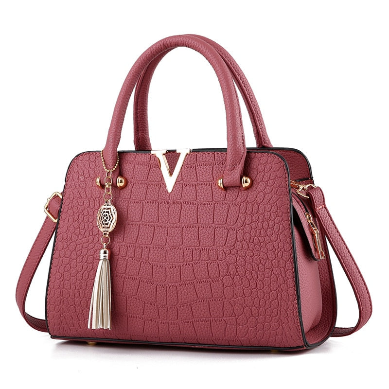 High Quality Ladies Handbags Women Crocodile