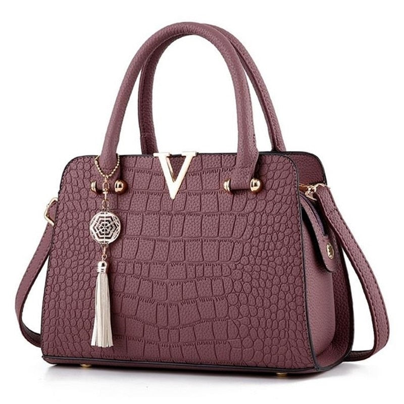 High Quality Ladies Handbags Women Crocodile