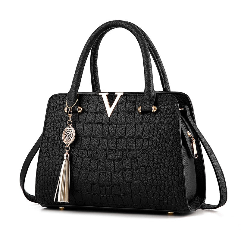 High Quality Ladies Handbags Women Crocodile