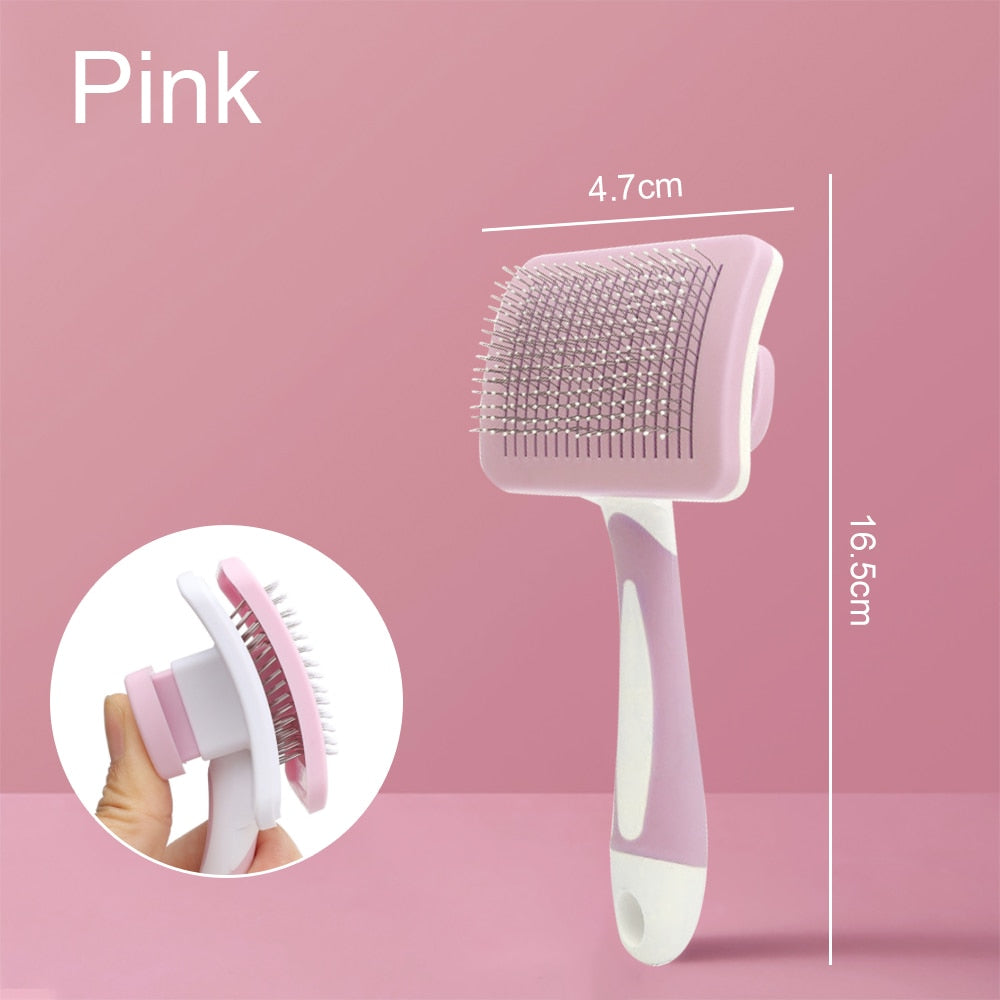 Pet Dog Hair Brush Cat Comb Grooming Care Cat Brush Stainless Steel Comb for Long Hair Dogs