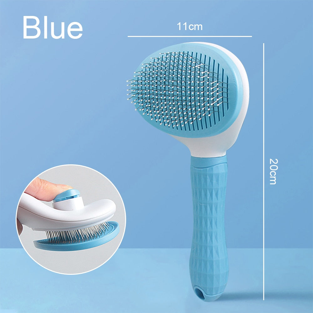 Pet Dog Hair Brush Cat Comb Grooming Care Cat Brush Stainless Steel Comb for Long Hair Dogs