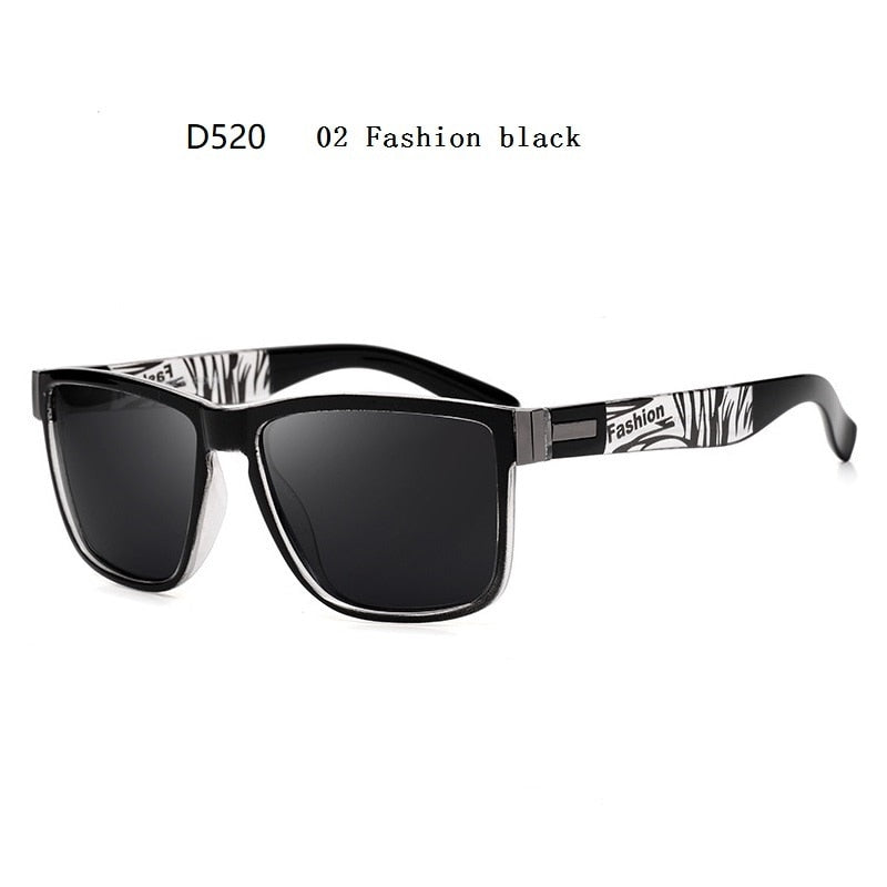 Fashion Square Vintage Polarized Sunglasses Men Women UV400 Eyewear