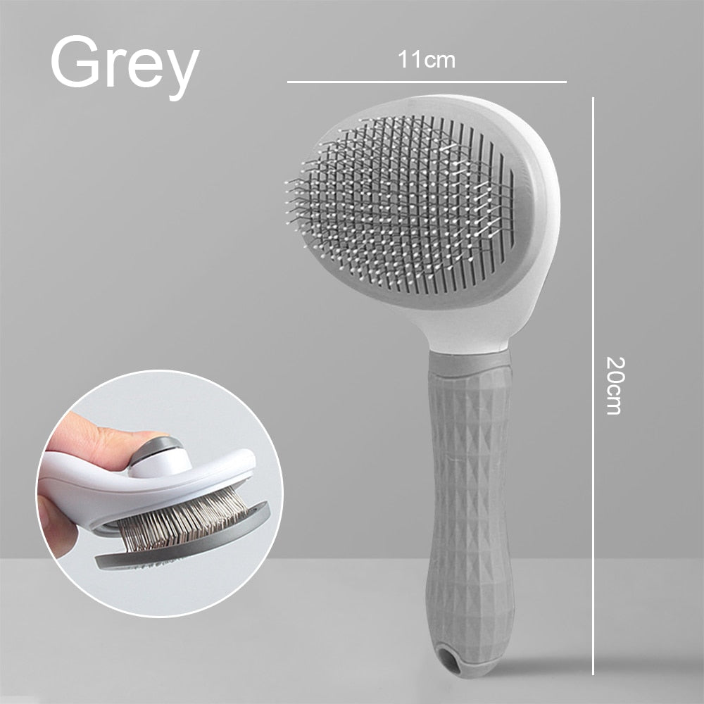 Pet Dog Hair Brush Cat Comb Grooming Care Cat Brush Stainless Steel Comb for Long Hair Dogs