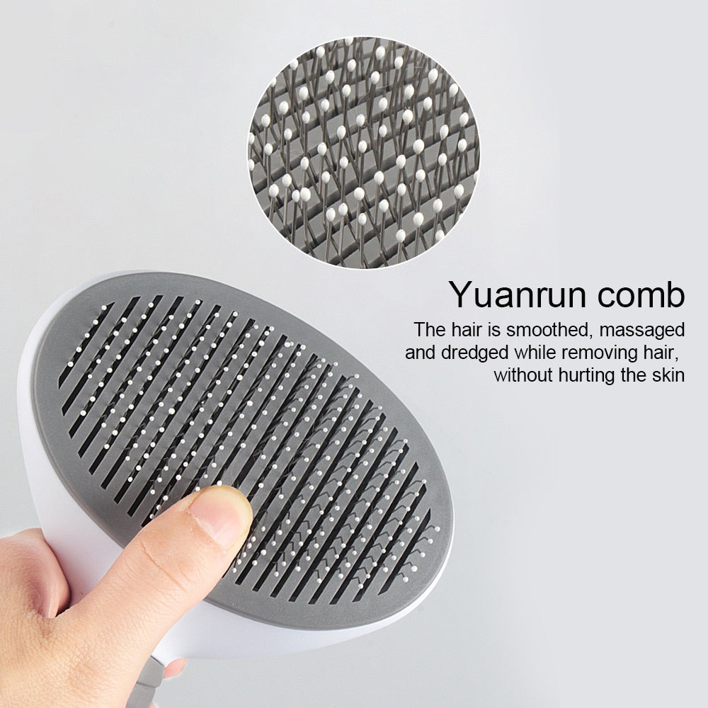 Pet Dog Hair Brush Cat Comb Grooming Care Cat Brush Stainless Steel Comb for Long Hair Dogs