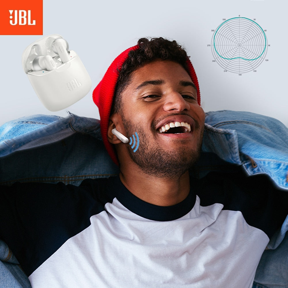 Original JBL TUNE 220 TWS True Wireless Bluetooth Earphones Stereo Earbuds Bass Sound Headphones Headset Mic For JBL