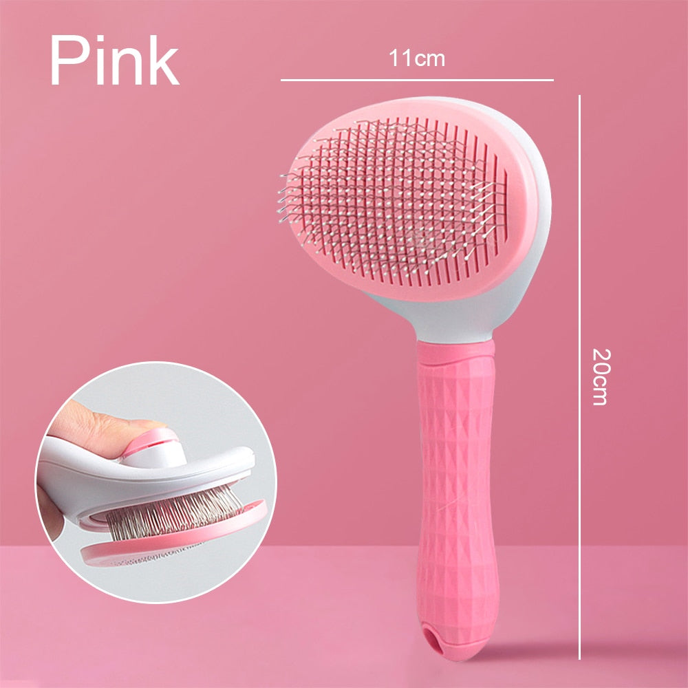 Pet Dog Hair Brush Cat Comb Grooming Care Cat Brush Stainless Steel Comb for Long Hair Dogs