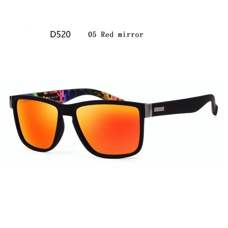 Fashion Square Vintage Polarized Sunglasses Men Women UV400 Eyewear