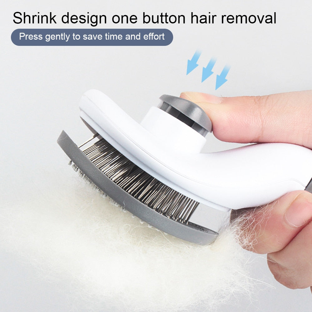 Pet Dog Hair Brush Cat Comb Grooming Care Cat Brush Stainless Steel Comb for Long Hair Dogs