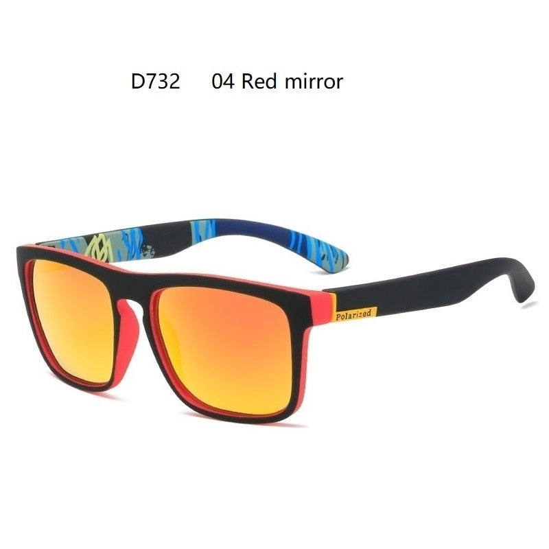 Fashion Square Vintage Polarized Sunglasses Men Women UV400 Eyewear