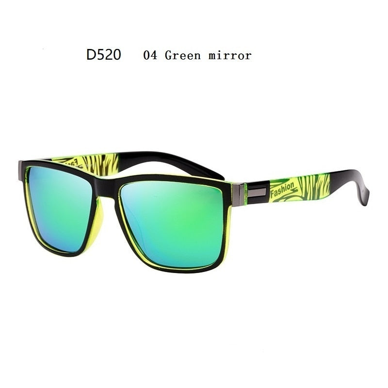 Fashion Square Vintage Polarized Sunglasses Men Women UV400 Eyewear