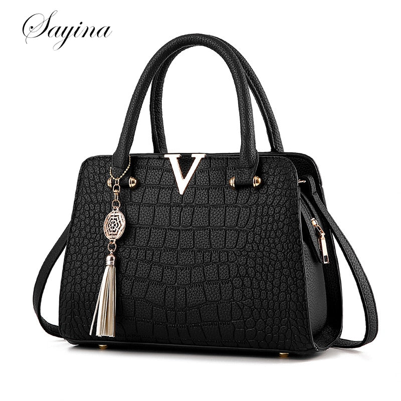 High Quality Ladies Handbags Women Crocodile